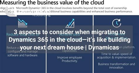 3 aspects to consider when migrating to Dynamics 365 in the .